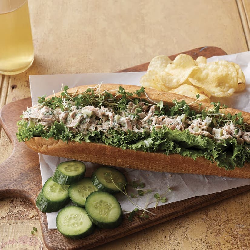 Sous-marins à la salade de thon