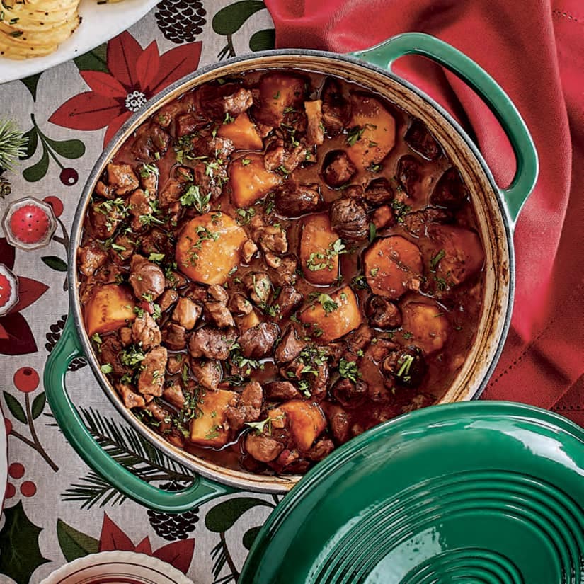 Ragoût de gibier aux châtaignes