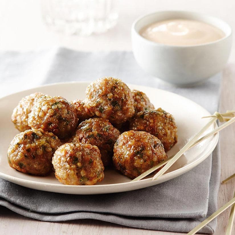 Boulettes de veau et quinoa