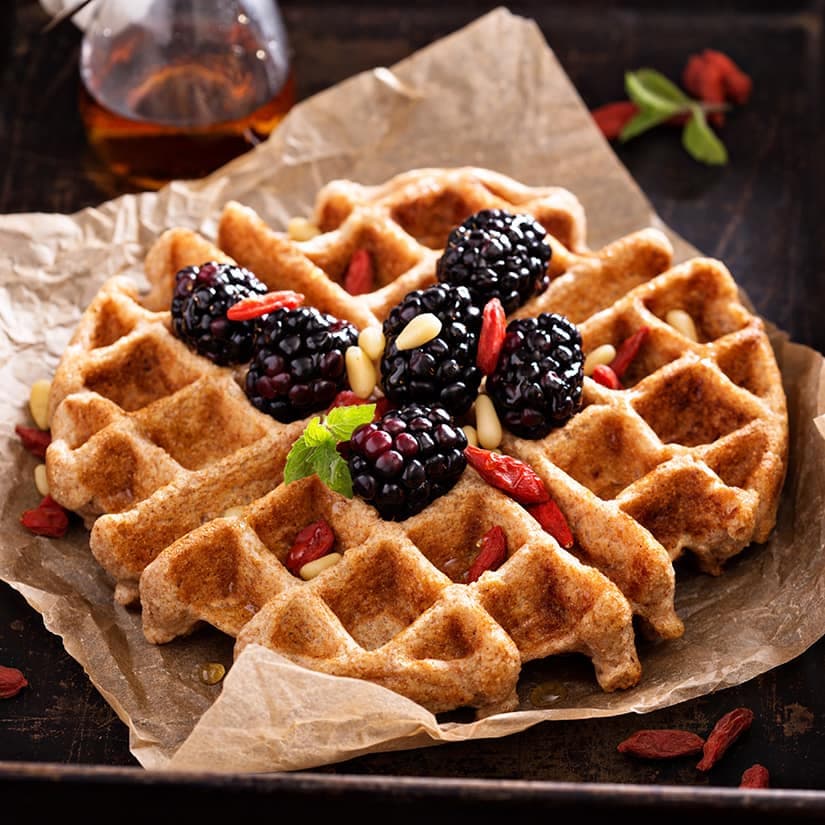 Gaufres aux flocons d'avoine