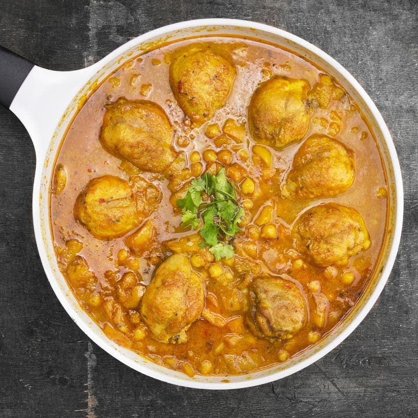 Cari de poulet au lait de coco