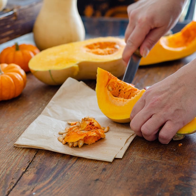 Apprêter et cuisiner les courges d’hiver