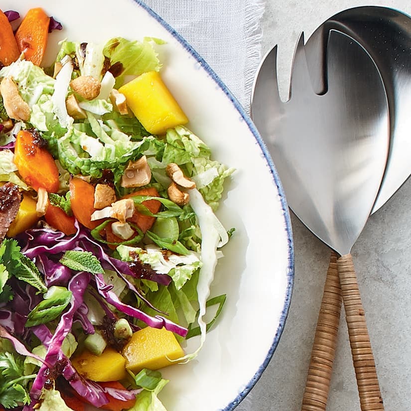 Salade de chou chinois à la mangue