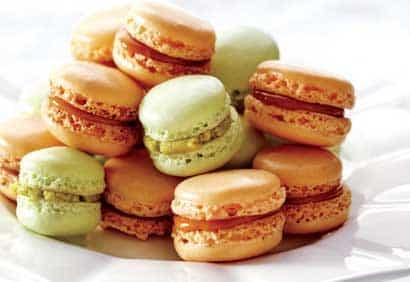 Macarons aux framboises