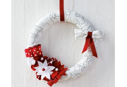 DIY Noël: couronne revisitée