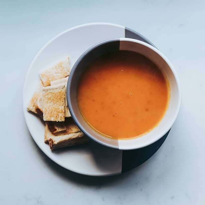 Potage de carottes au miso
