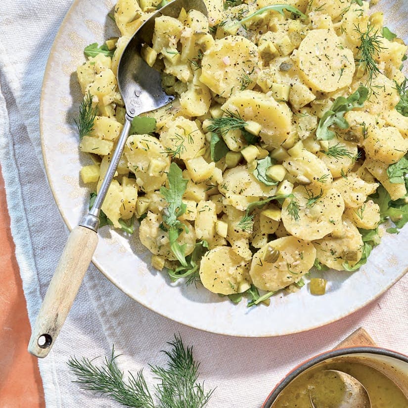 Salade de pommes de terre aux cornichons à l’anet