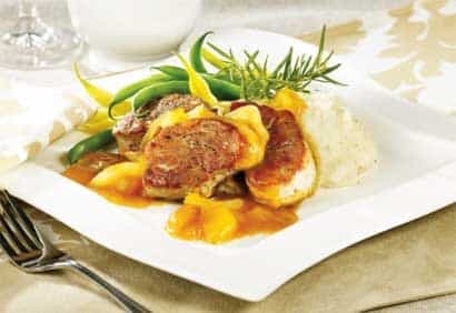 Médaillons de porc à la mangue
