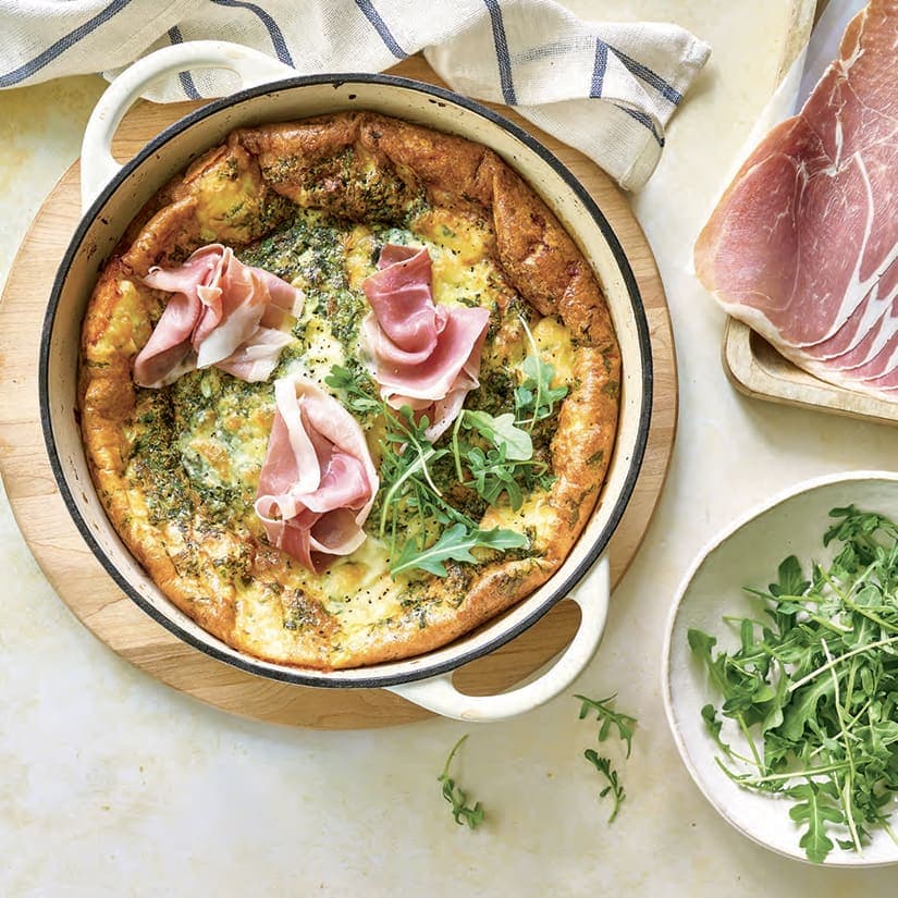 Frittata au prosciutto