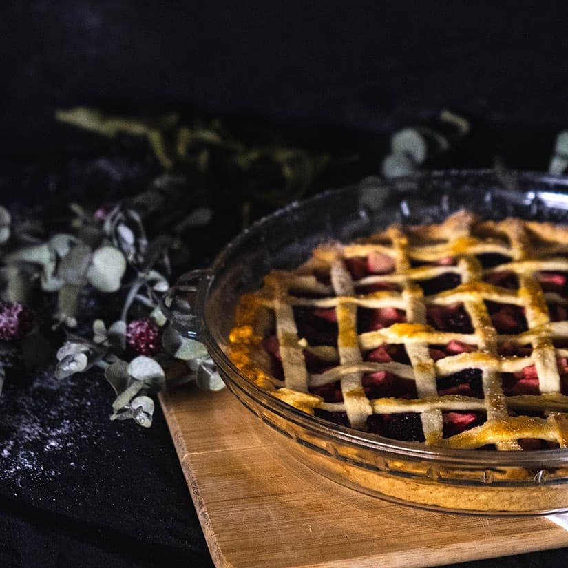 Tarte à la rhubarbe