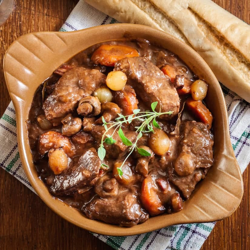Boeuf bourguignon classique