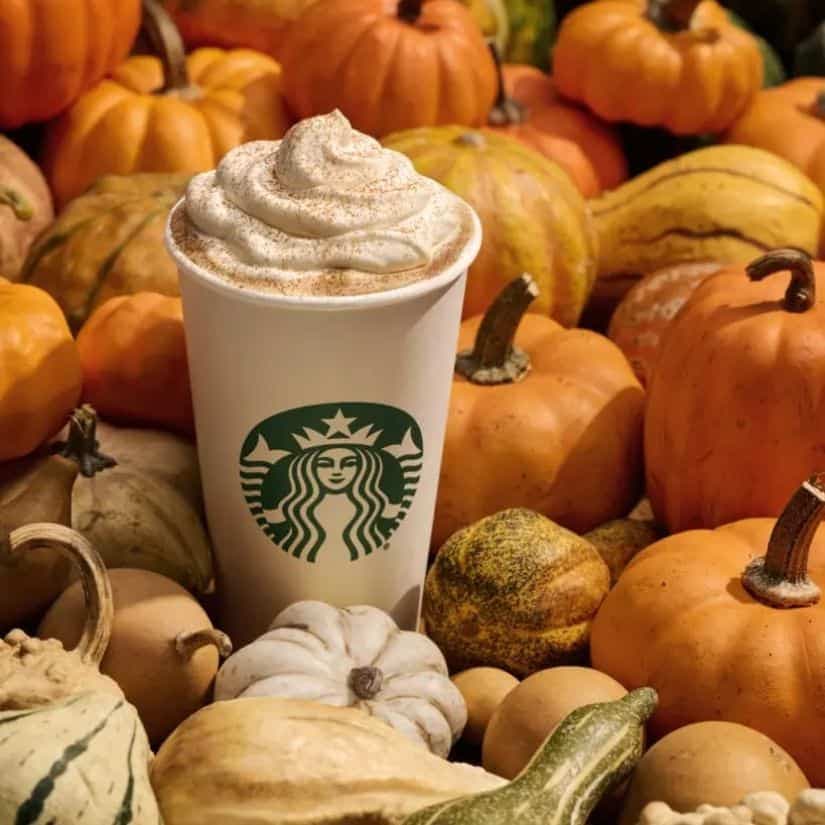 Retour du latte à la citrouille chez Starbucks