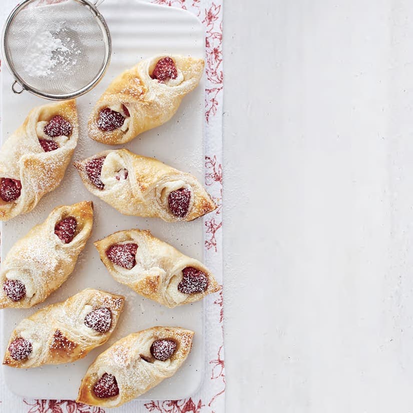 Danoises aux framboises