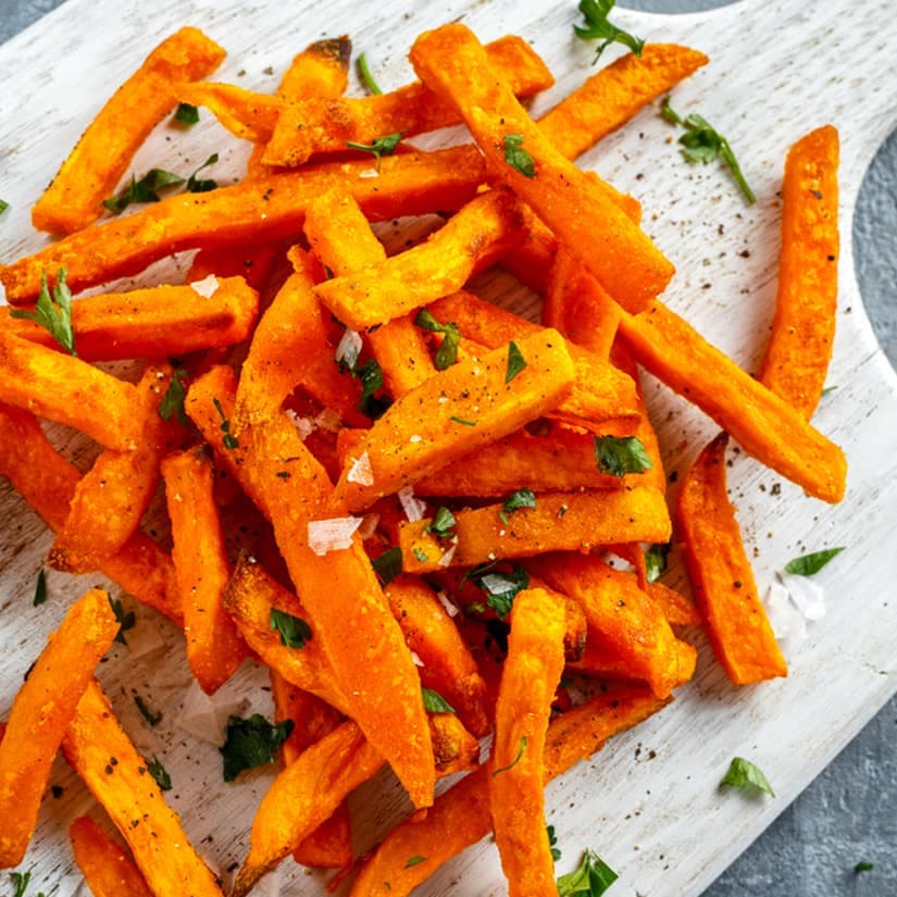 Frites de patates douces au paprika fumé