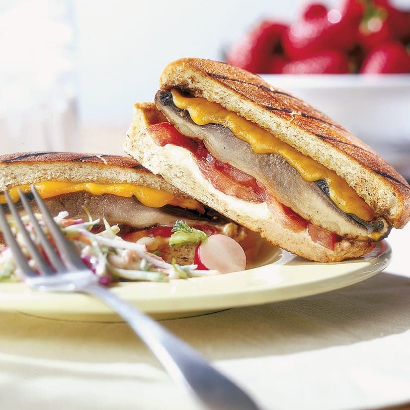 Hamburgers végé aux champignons portobello