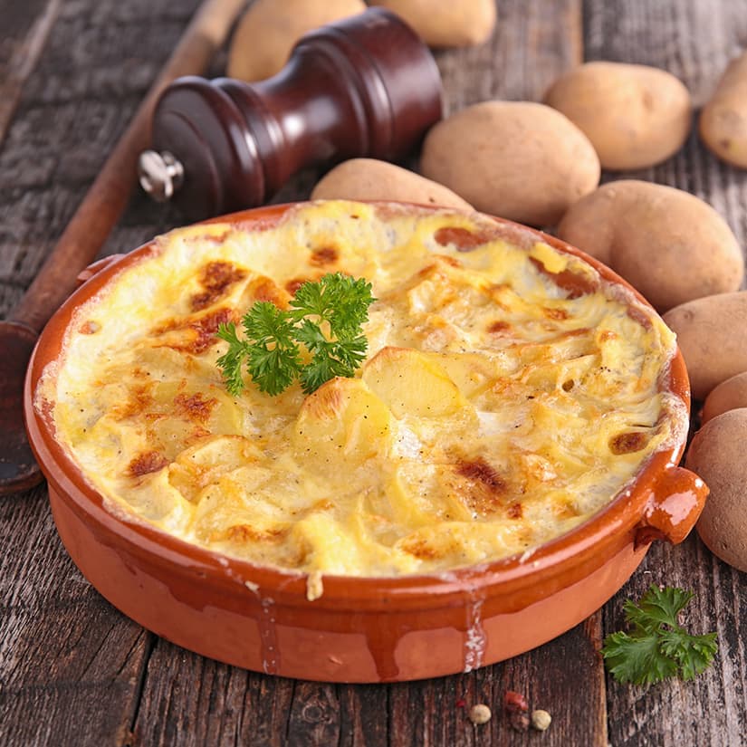 Casserole de purée de pommes de terre