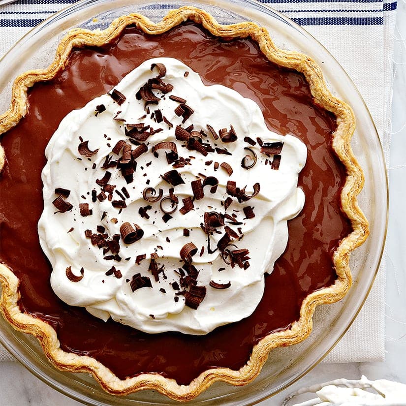 Tarte choco-noisettes aux bananes