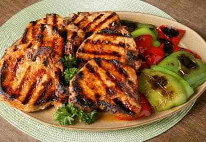 Médaillons de porc sautés au poivron rouge