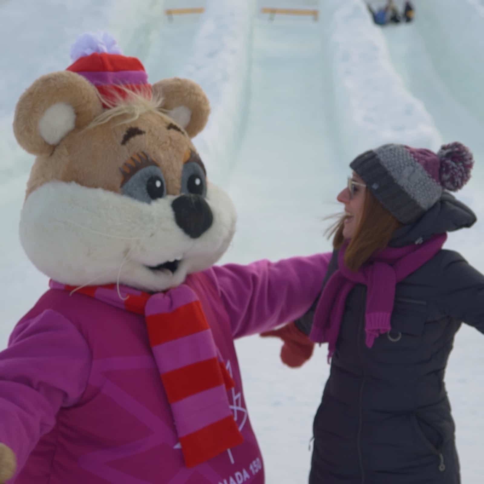 Plaisir pour toute la famille au Bal de neige!