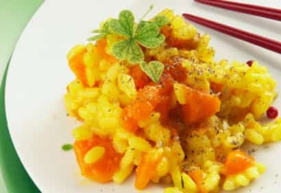 Risotto aux carottes et au cumin