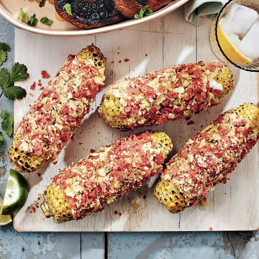 Épis de maïs grillés croustillants