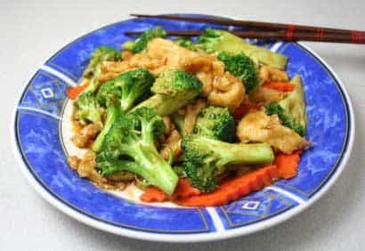 Sauté de poulet au brocoli