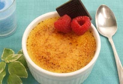 Crème brûlée au parfum d'érable