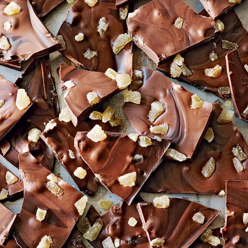 Écorces de chocolat aux épices chaï