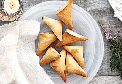 Feuilletés au bleu et aux noix